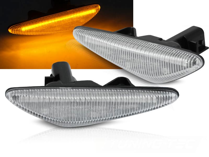 Bočné smerovky Mazda 5 / 6 / MX-5 / RX White LED SEQ