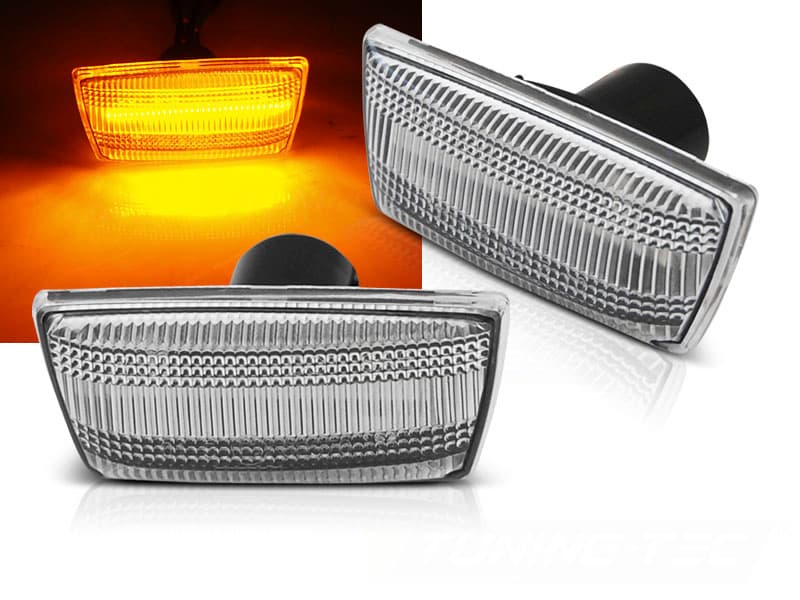 Bočné smerovky Opel Astra H / Corsa D / Insignia / Zafira B White LED SEQ