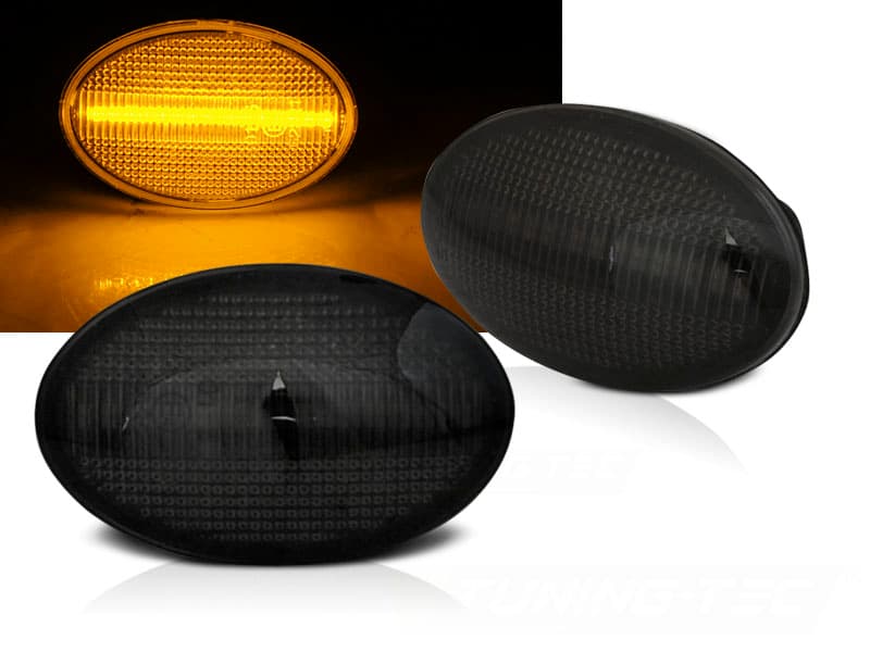 Bočné smerovky Opel Astra F / Corsa / Tigra Smoke LED Sekvenčné