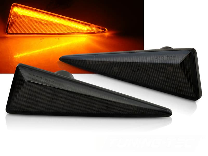 Bočné smerovky Renault Megane MK2 / Scenic Smoke LED SEQ