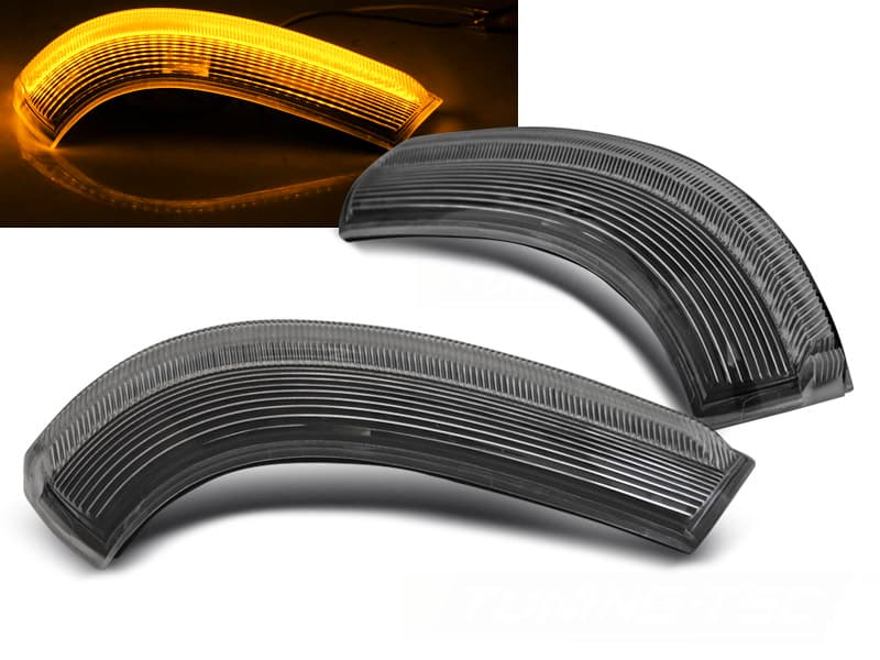 Bočné smerovky do zrkadla VW Golf 5 / Golf Plus / Jetta / Passat / Sharan White LED SEQ