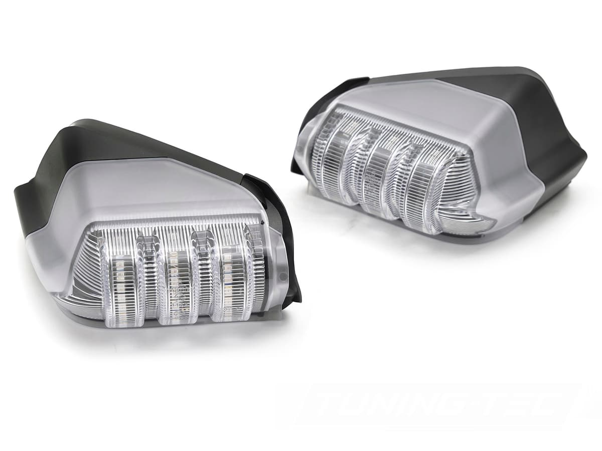 Bočné smerovky do zrkadla VW Crafter 06-16 / Mercedes Sprinter W906 06-18 White LED SEQ