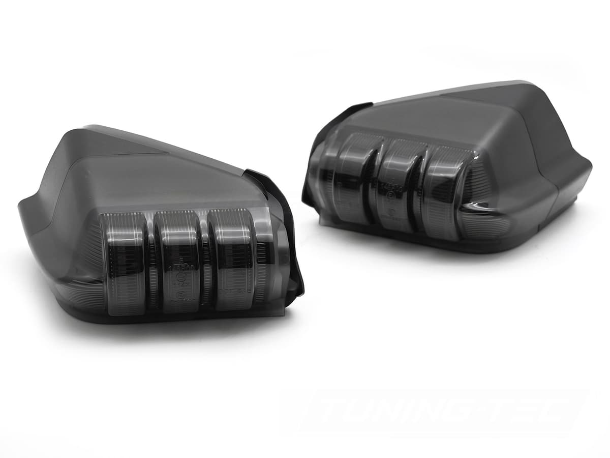 Bočné smerovky do zrkadla VW Crafter 06-16 / Mercedes Sprinter W906 06-18 Smoke LED SEQ