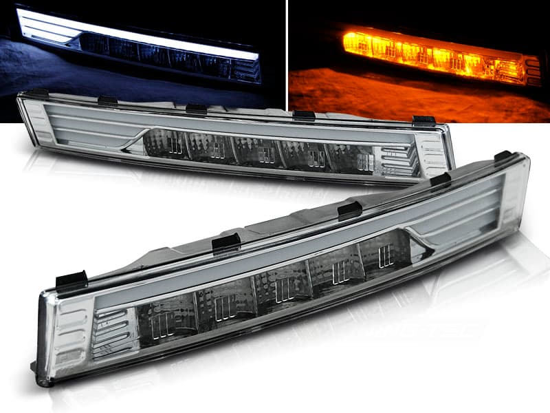 Predné smerovky VW Passat B6 05-10 Chrome LED