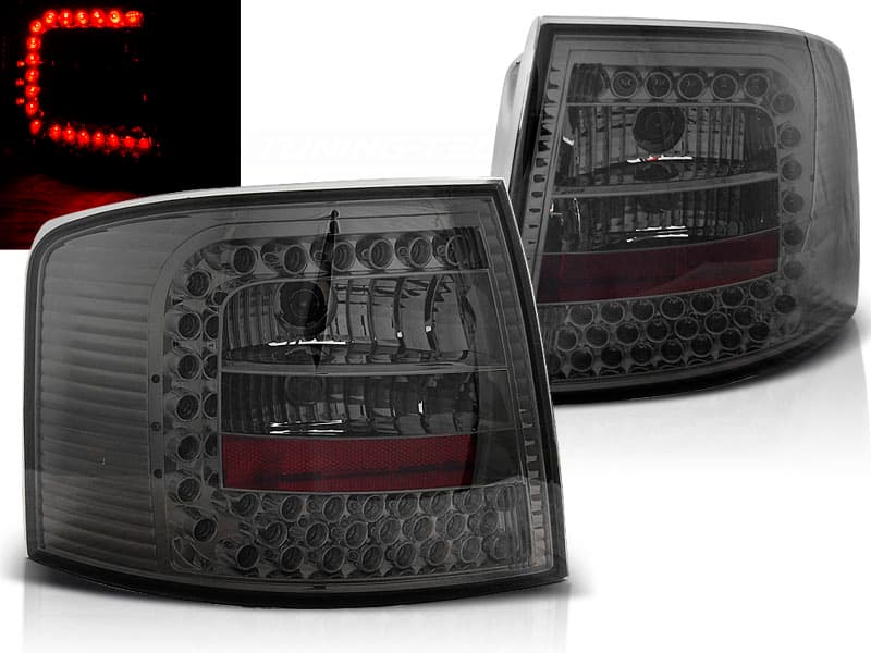 Zadné LED svetlá Audi A6 C5 Avant 97-04 Smoke