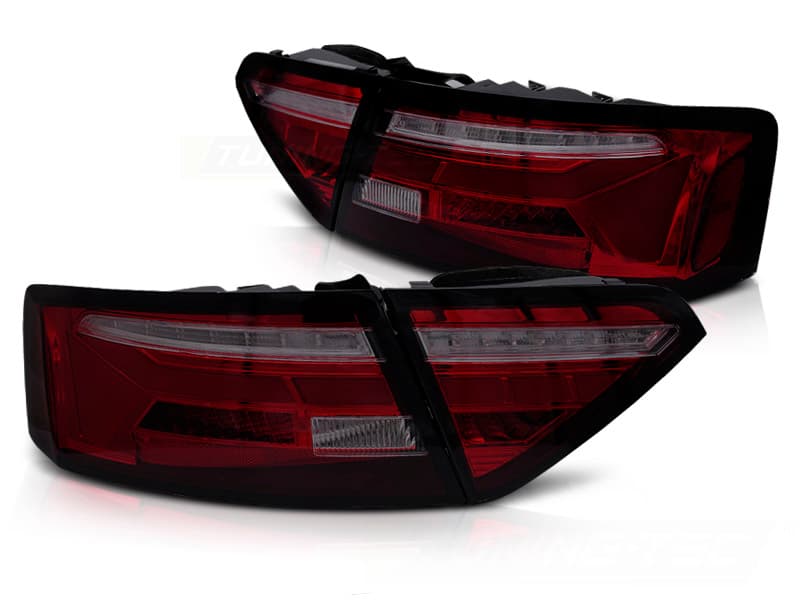 Zadné LED BAR svetlá Audi A5 8T 11-16 Red Smoke