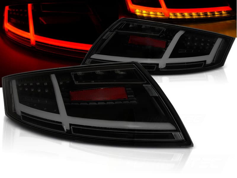 Zadné LED BAR svetlá Audi TT 8J 06-14 Black Smoke