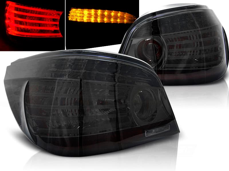 Zadné LED svetlá BMW E60 03-07 Smoke - A2
