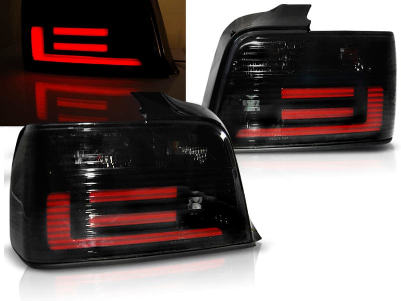 Zadné LED BAR svetlá BMW E36 Sedan 90-99 Smoke