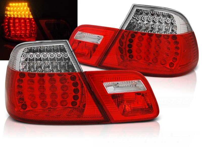 Zadné LED svetlá BMW E46 Coupé 99-03 Red White
