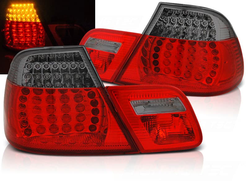 Zadné LED svetlá BMW E46 Coupé 99-03 Red Smoke - I0