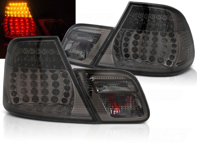 Zadné LED svetlá BMW E46 Coupé 99-03 Smoke - I1