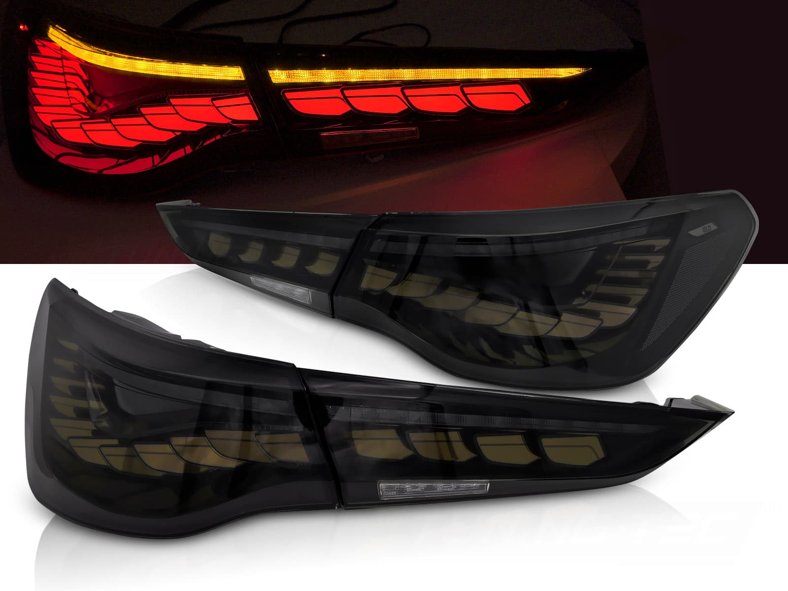 Zadné LED svetlá BMW 4er G22 / G23 20-24 Smoke