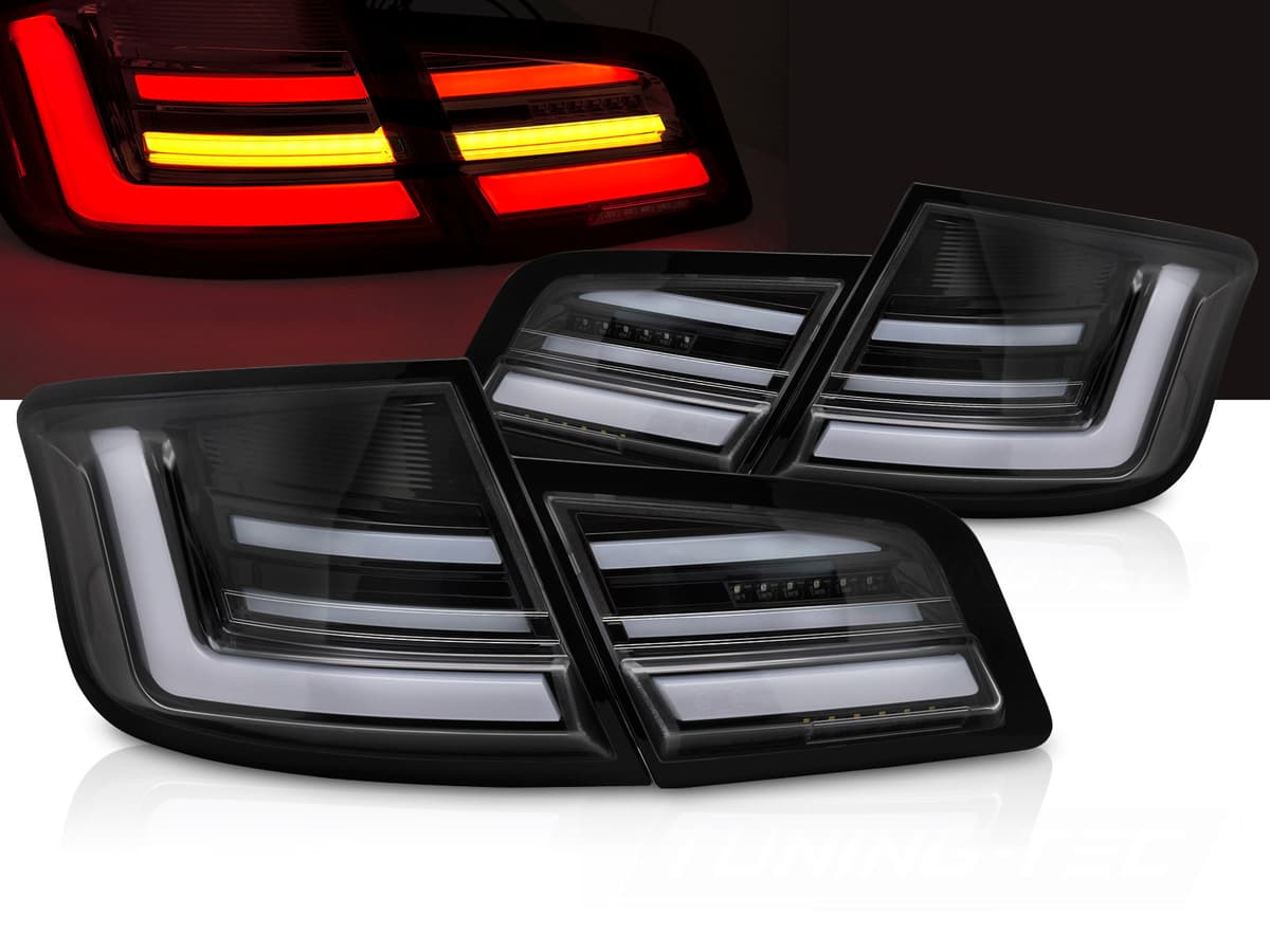Zadné LED BAR svetlá BMW 5er F10 10-13 Glossy Black
