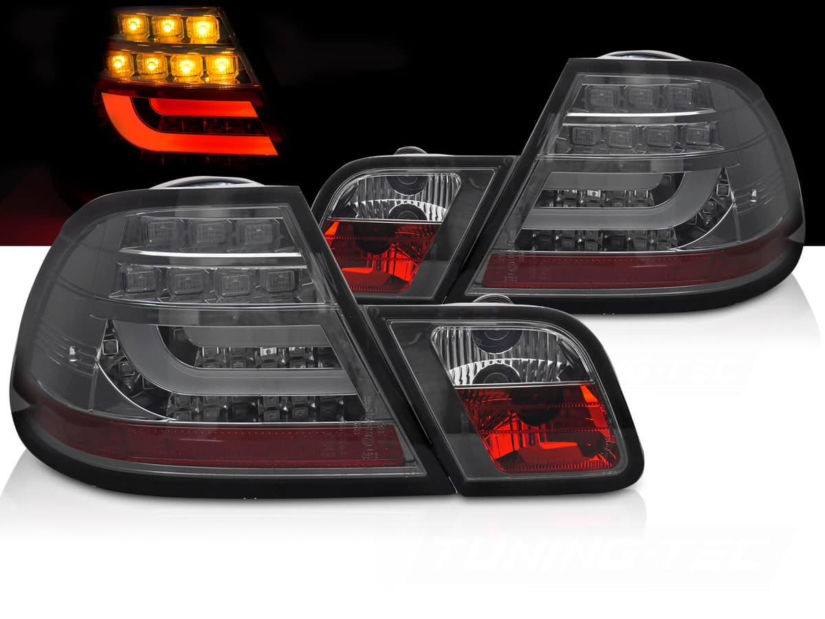 Zadné LED svetlá BMW E46 Coupé 99-03 Smoke - P7