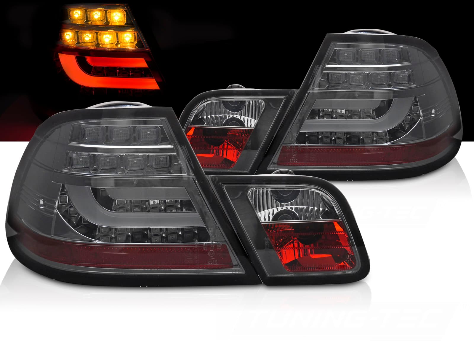 Zadné LED svetlá BMW E46 Coupé 99-03 Smoke - P7
