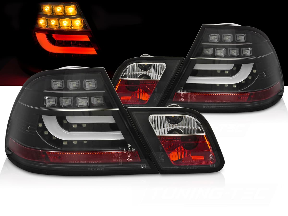 Zadné LED svetlá BMW E46 Coupé 03-06 Black