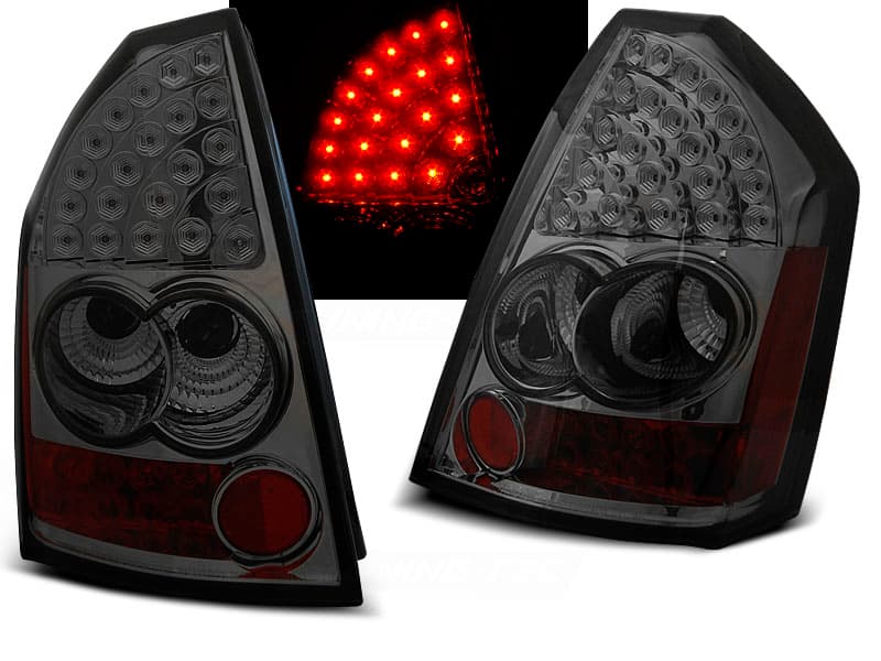 Zadné LED svetlá Chrysler 300C 05-08 Smoke