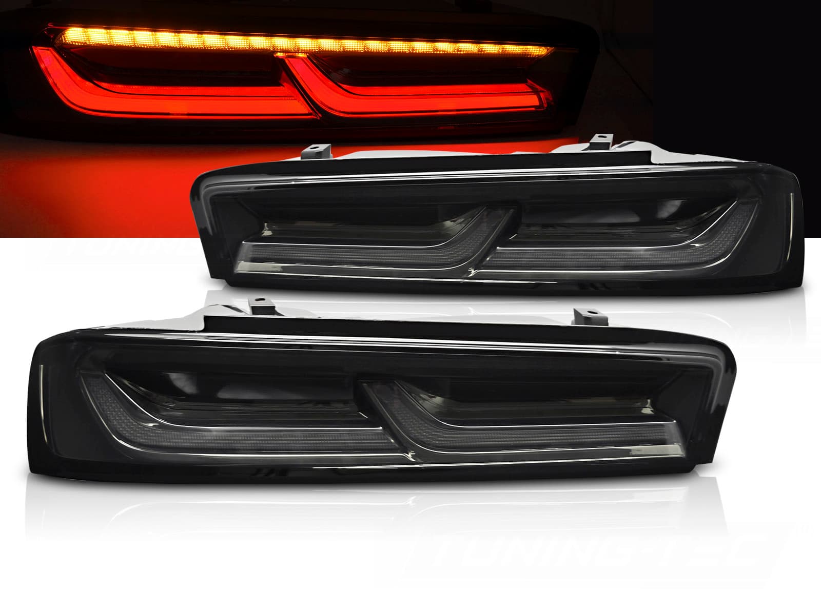 Zadné LED svetlá Chevrolet Camaro 16-18 Smoke Black