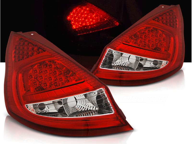 Zadné LED svetlá Ford Fiesta MK7 08-12 Red White