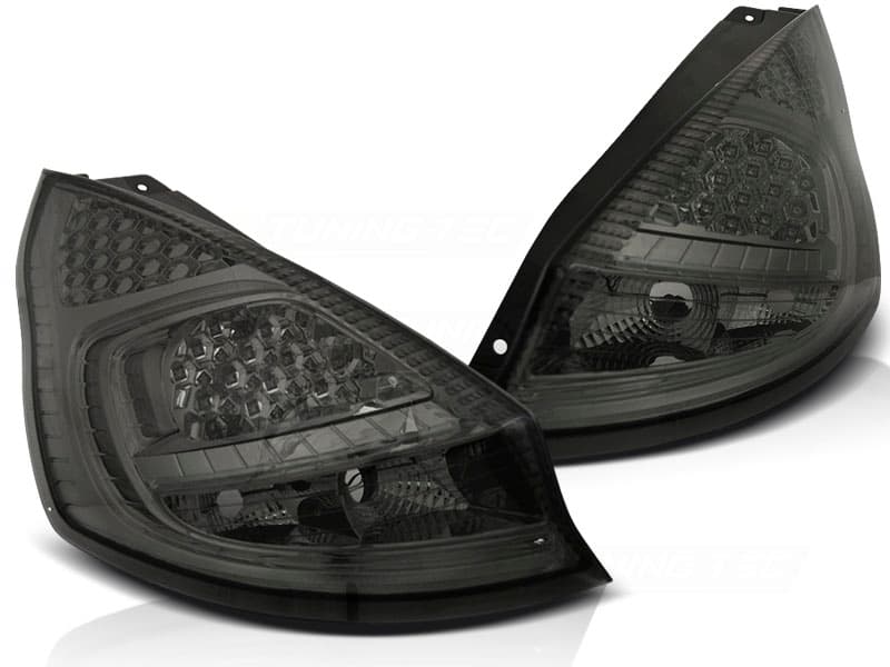 Zadné LED svetlá Ford Fiesta MK7 08-12 Smoke