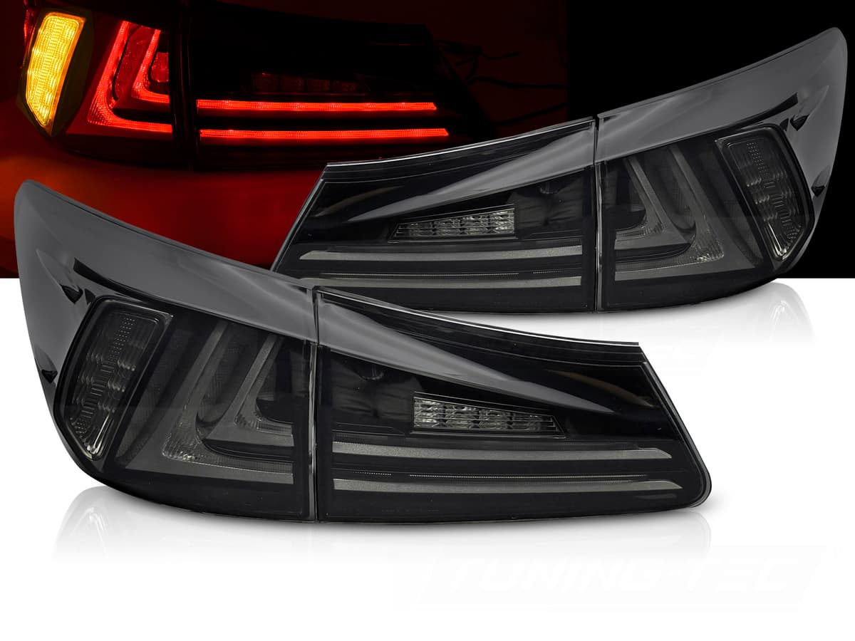 Zadné LED svetlá Lexus IS II 06-13 Smoke