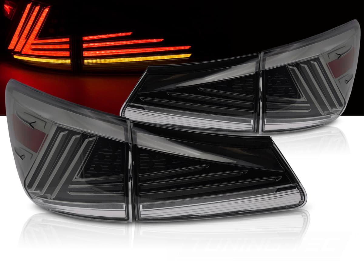 Zadné LED svetlá Lexus IS II 06-13 Smoke SQL