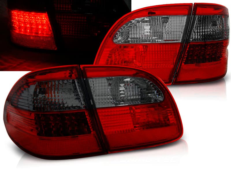 Zadné LED svetlá Mercedes E trieda W211 Kombi 02-06 Red Smoke