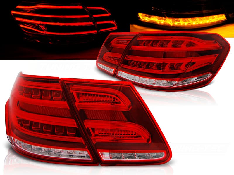 Zadné LED svetlá Mercedes E trieda W212 09-13 Red White
