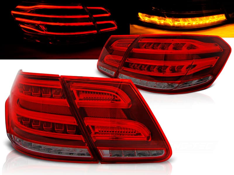 Zadné LED svetlá Mercedes E trieda W212 09-13 Red Smoke