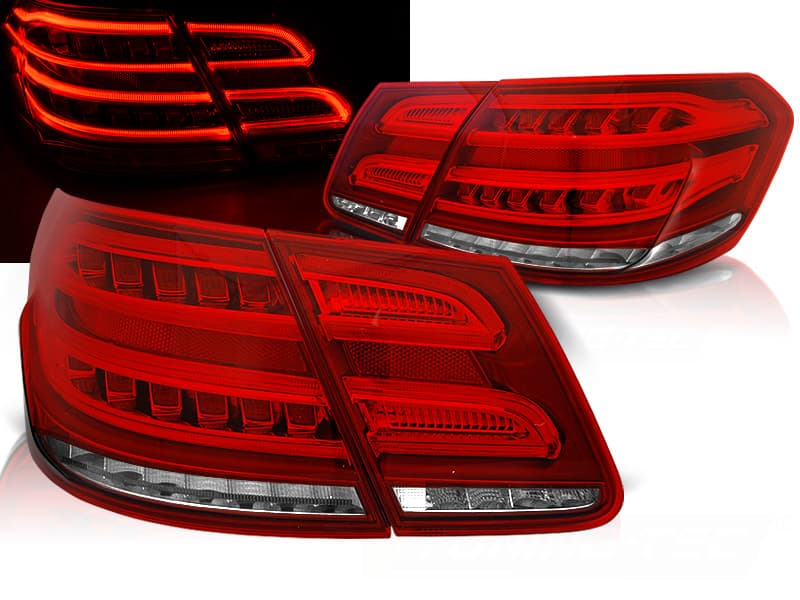 Zadné LED svetlá Mercedes E trieda W212 13-16 Red White