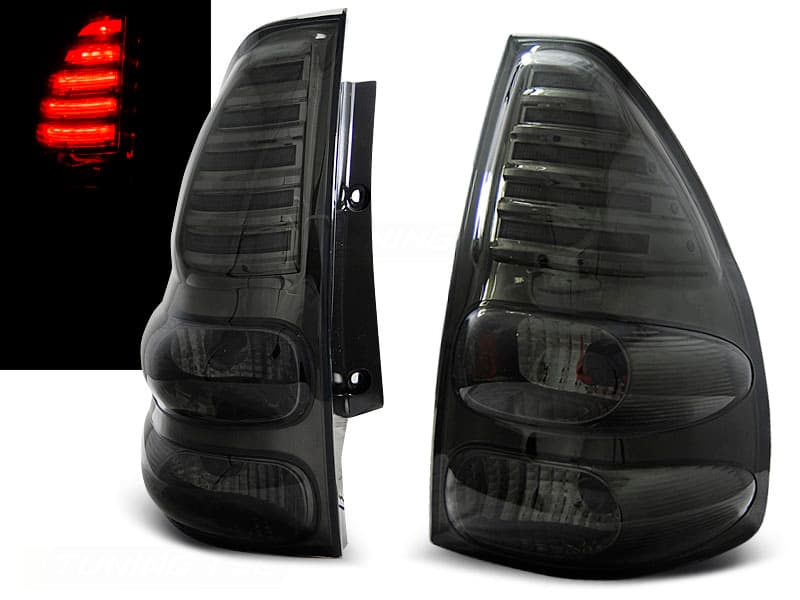 Zadné LED svetlá Toyota Land Cruiser J120 03-09 Smoke