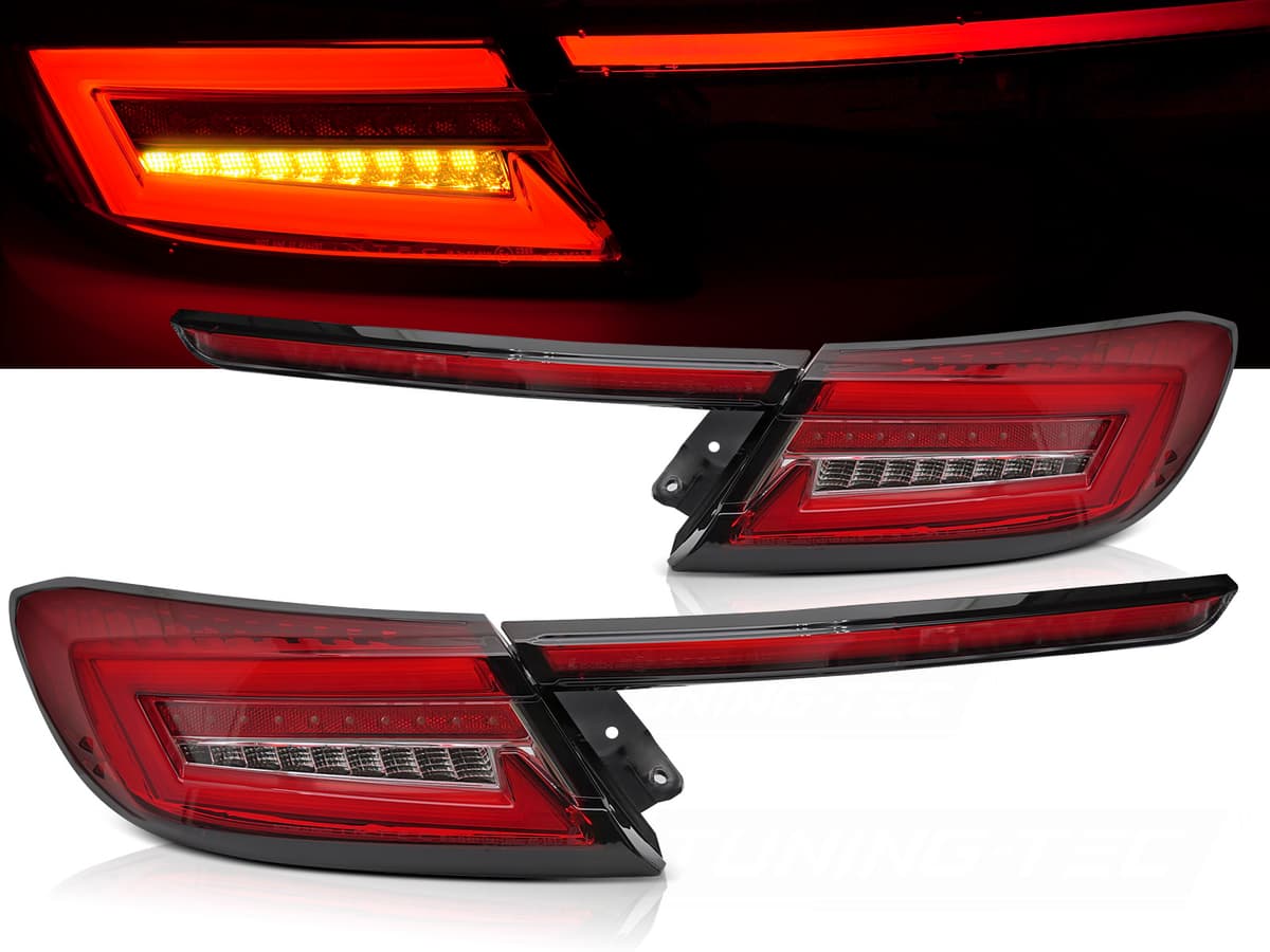 Zadné LED BAR svetlá Toyota GR86 21- Red White