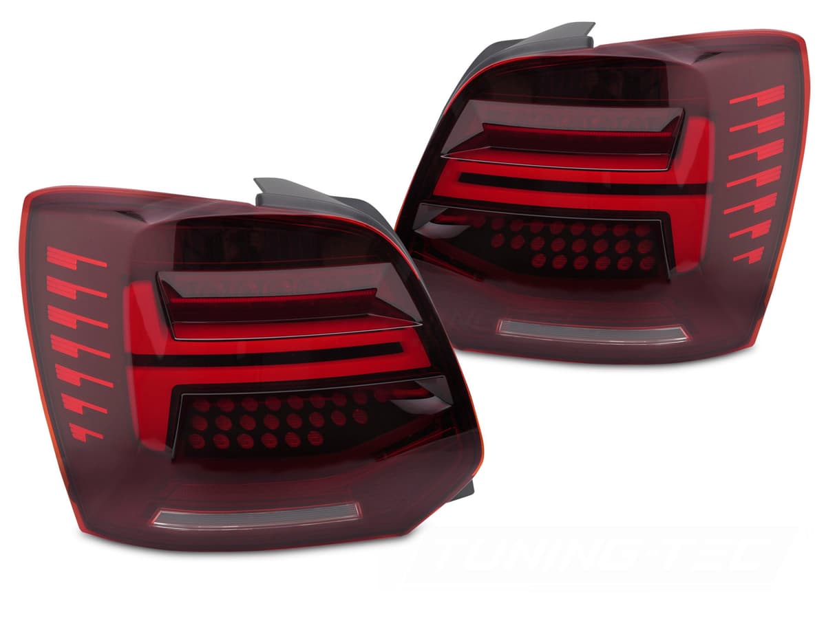 Zadné svetlá VW Polo V 6R 09-17 Full LED Red so sekvenčnou smerovkou