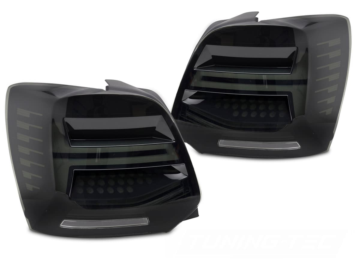 Zadné svetlá VW Polo V 6R 09-17 Smoke FULL LED sekvenčné