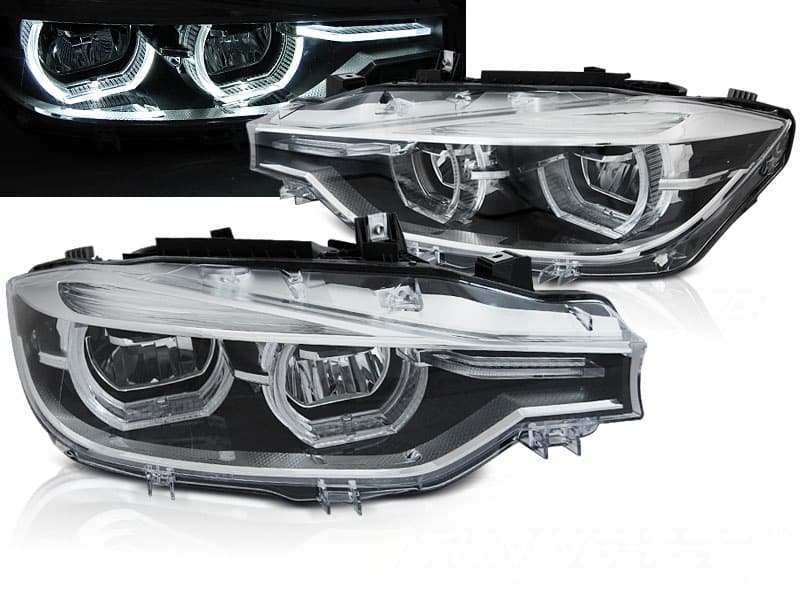 Predné Full LED svetlá BMW F30 / F31 LCI 15-18 DRL