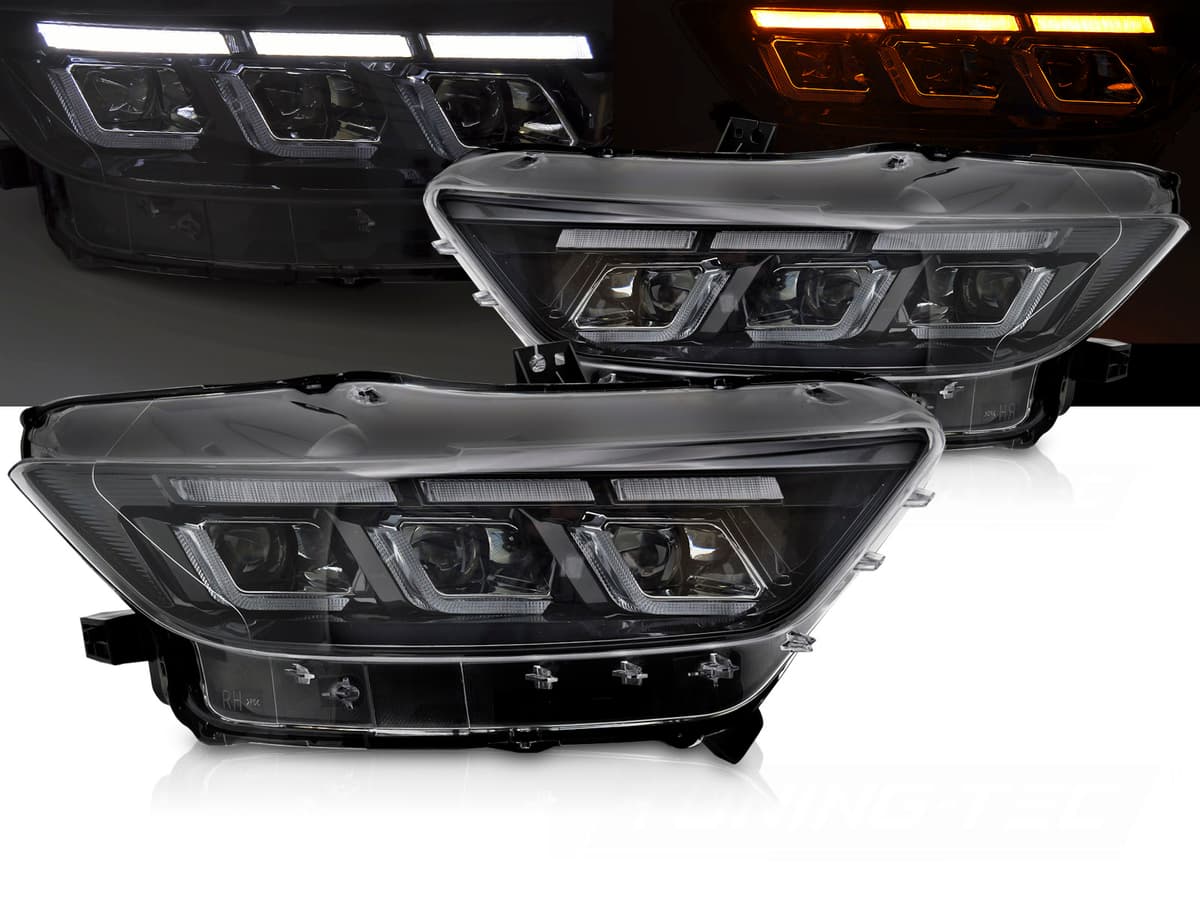 Predné Full LED svetlá Ford Mustang 14-17 DRL (náhrada xenónu)
