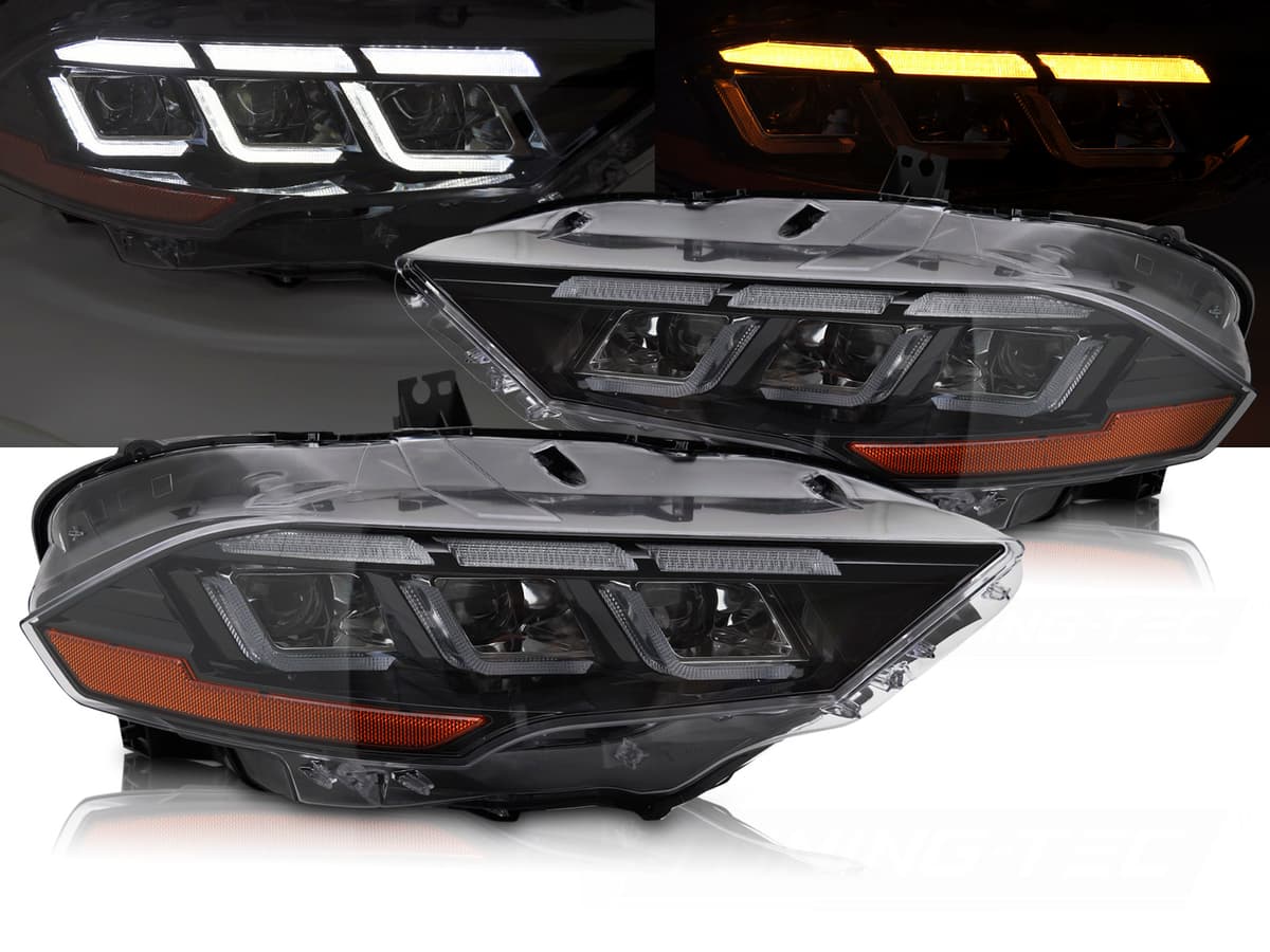 Predné Full LED svetlá Ford Mustang 18-22 DRL