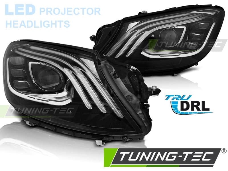 Predné LED svetlá Mercedes S trieda W222 13-17 Black