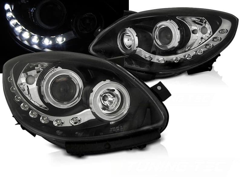 Predné svetlá Renault Twingo II 07-11 Daylight Black