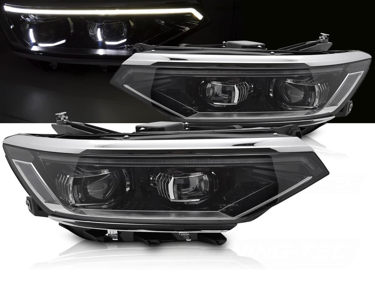 Predné Full LED svetlá Volkswagen Passat B8 19-23 SEQ DRL