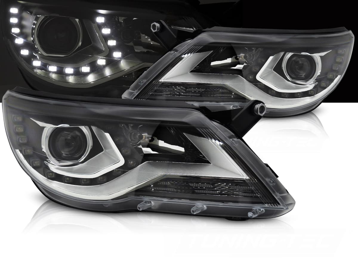 Predné svetlá Volkswagen Tiguan I 07-11 Daylight Black