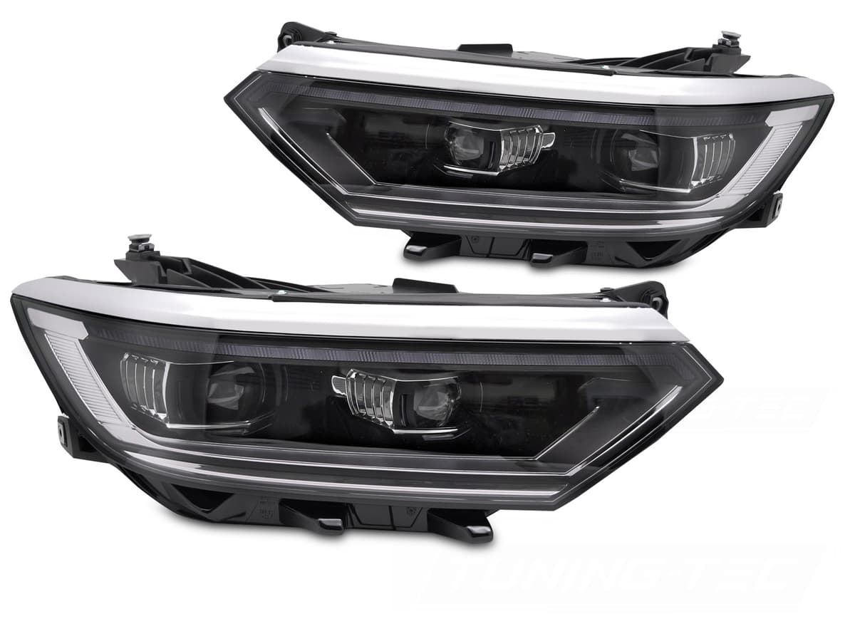 Predné Full LED svetlá Volkswagen Passat B8 14-19 SEQ DRL (uvítacie svetlo)