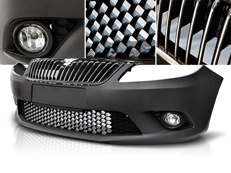 Predný nárazník Škoda Fabia II 10-14 Sport