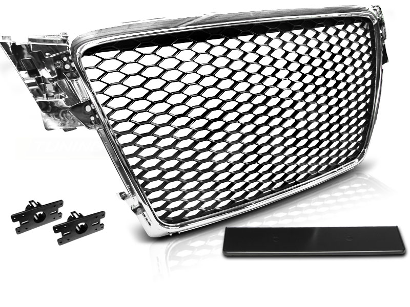 Predná maska Audi A4 B8 08-11 RS Style Chrome