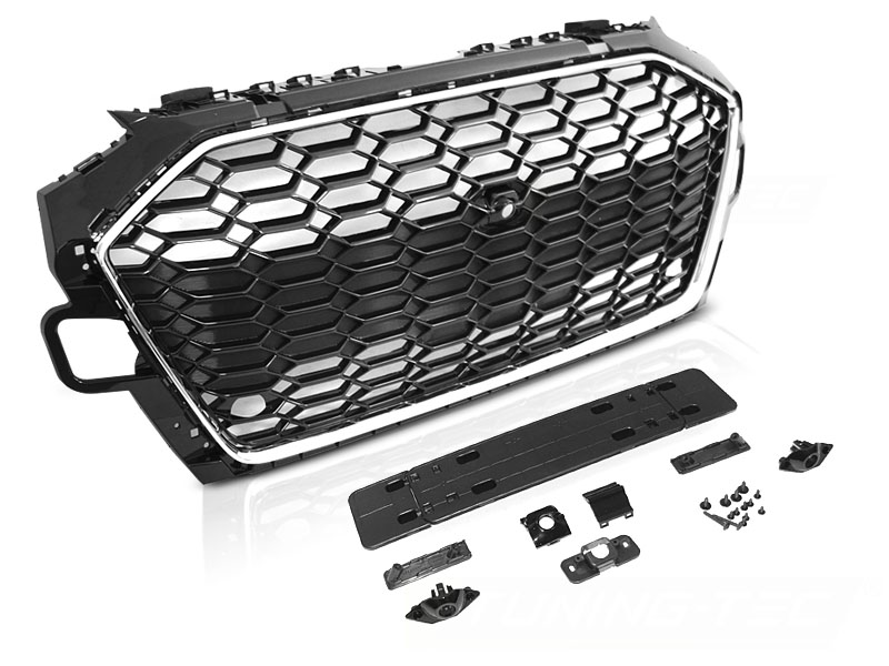 Predná maska Audi A4 B9 20-24 Black Chrome