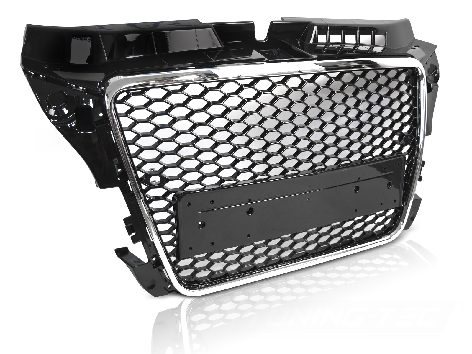 Predná maska Audi A3 08-12 Sport PDC Black Chrome