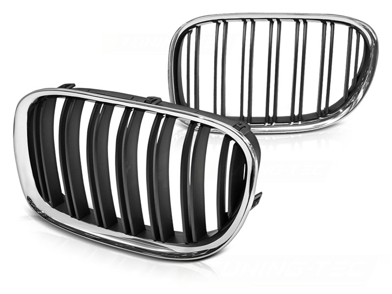 Predná maska BMW F01 09-15 Double Bar Black Chrome