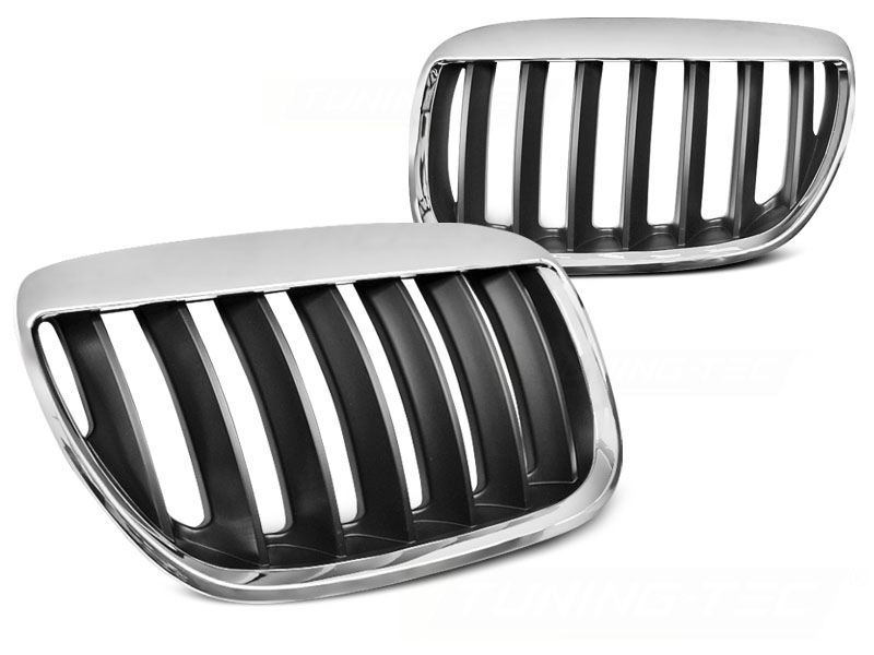 Predná maska BMW X5 E53 04-06 Black Chrome
