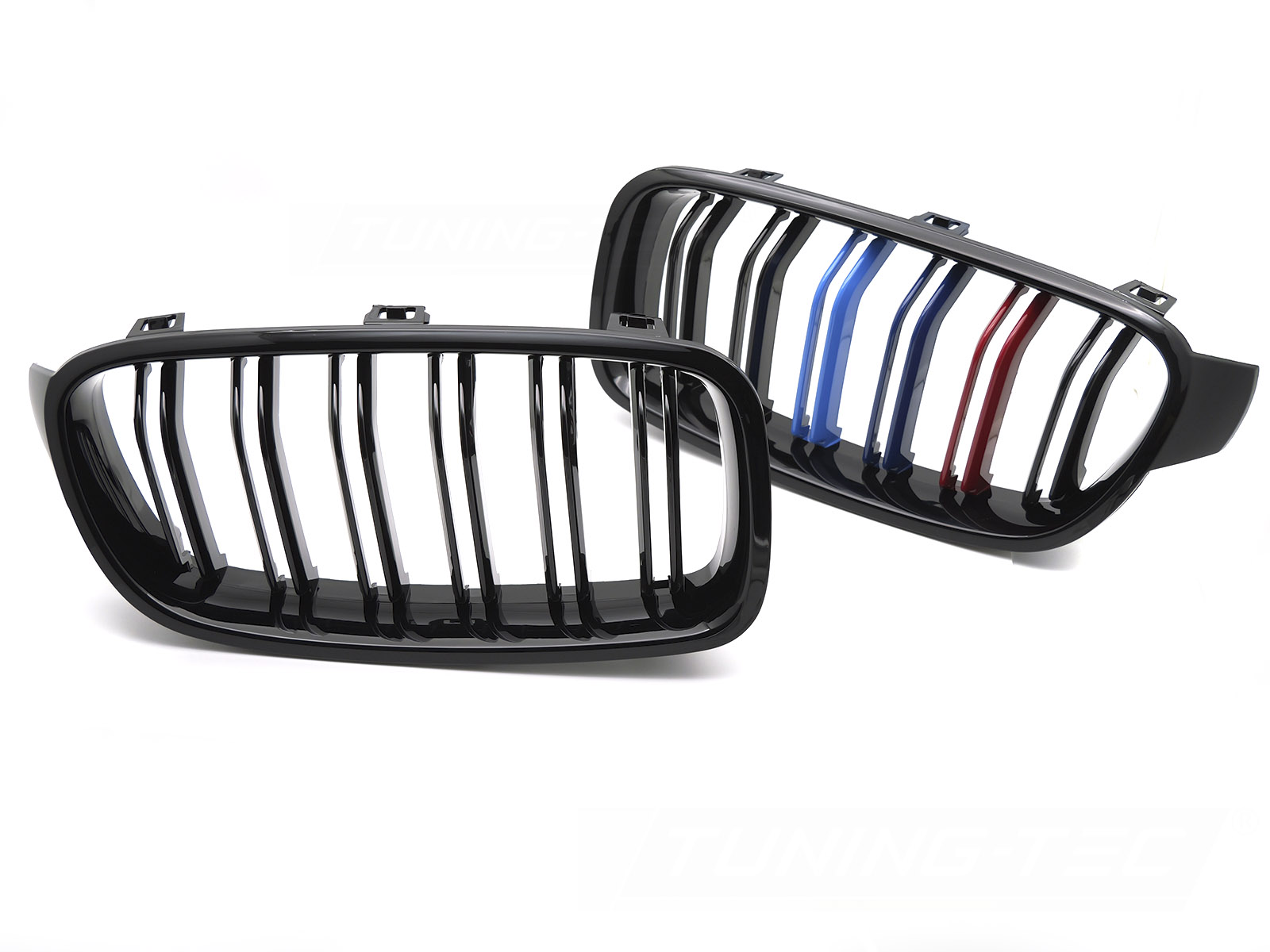 Predná maska BMW F30/F31 Tri-Colour Glossy Black